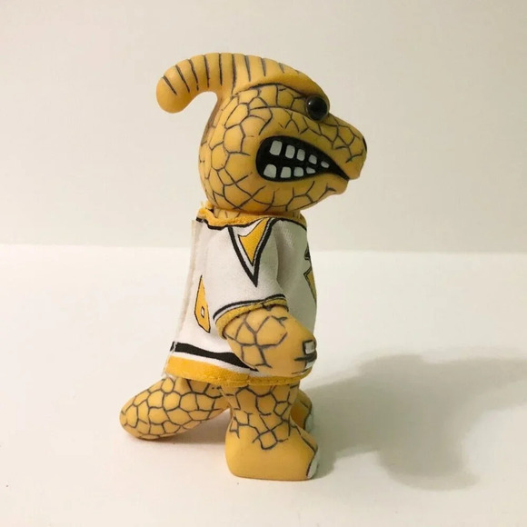 NHL The Predators Dinosaur Figure Woo Wee Pittsburgh Penguins Mario Lemieux Toy - Picture 2 of 15